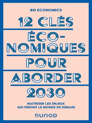 cover image of 12 clés économiques pour aborder 2030